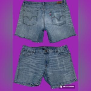 Levi’s Boyfriend Skinny 633 Cutoffs